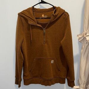 Carhartt Brown Zip Up Sweater